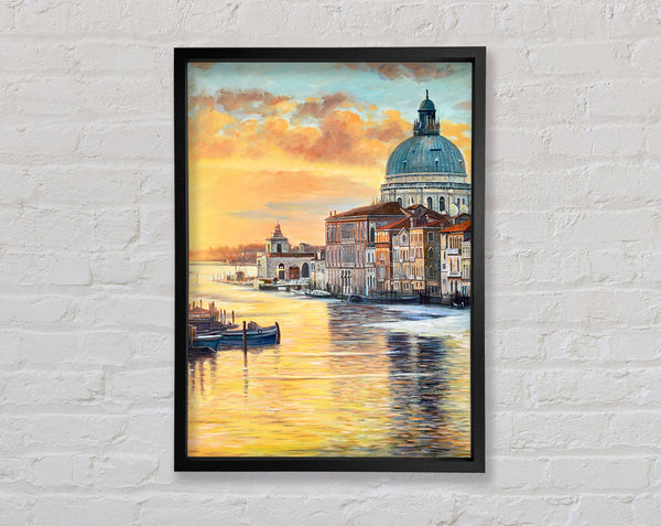 Vienna Scene Framed Print