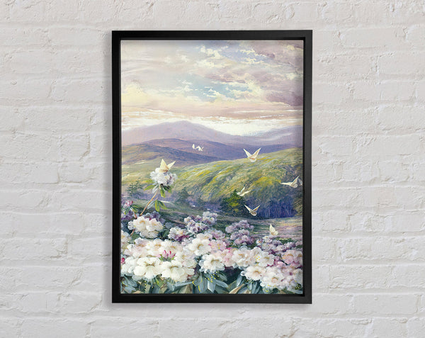 View Of The Hills Framed Print