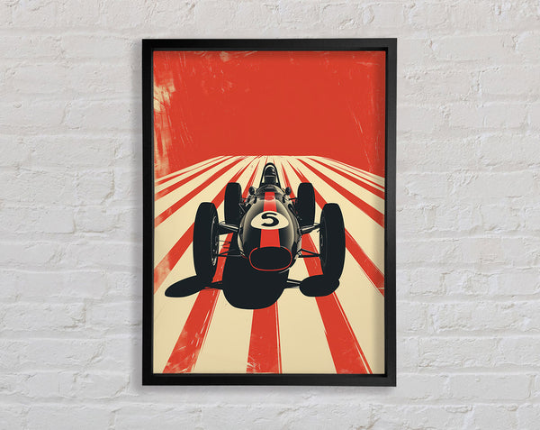 Vintage F1 Framed Print