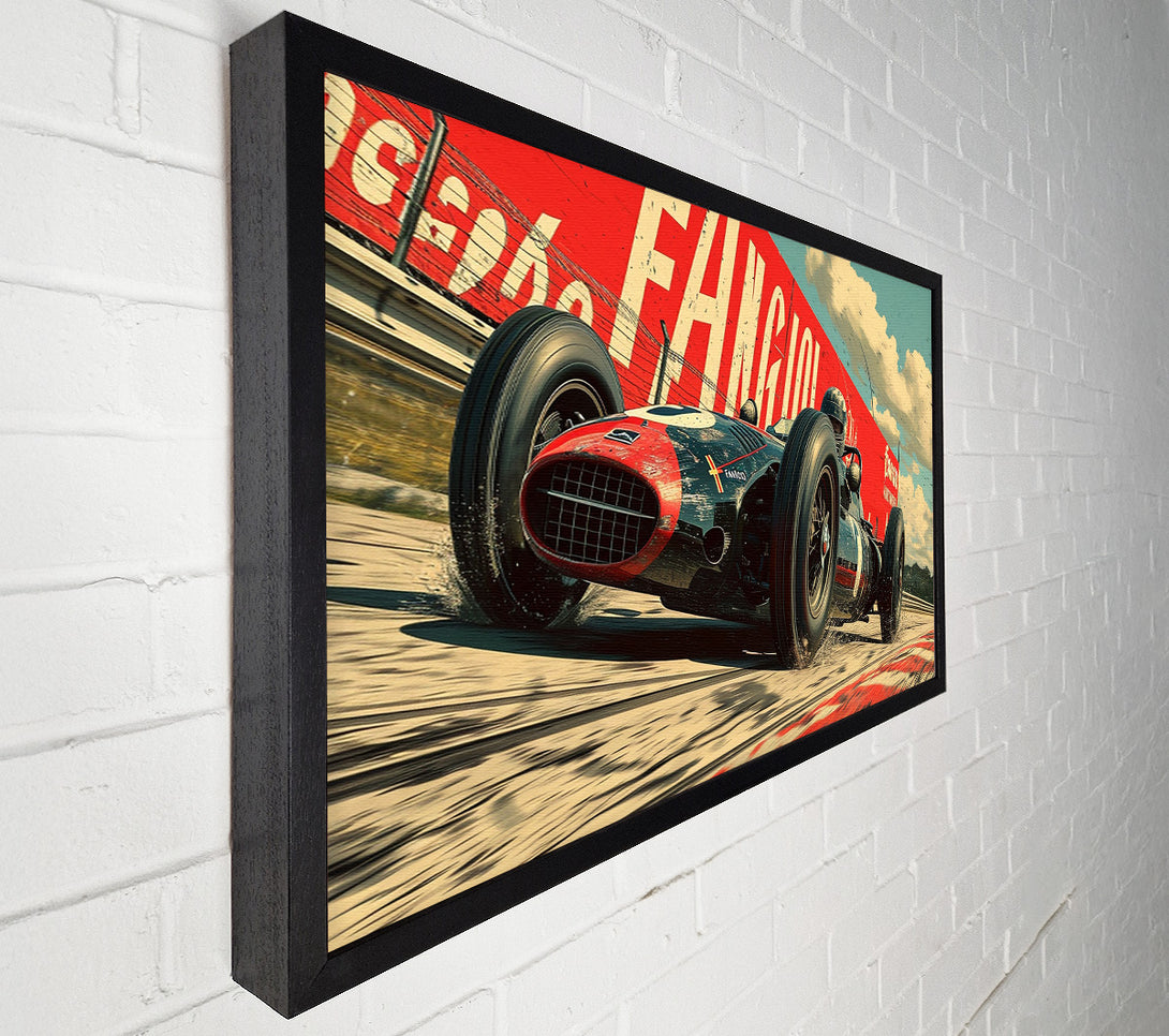  A Canvas Print of Vintage Racer (1) Canvas Print