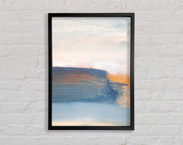 Washed Out Abstract Framed Print