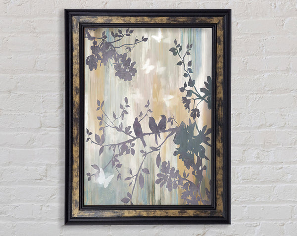 Watercolour Birds Framed Print