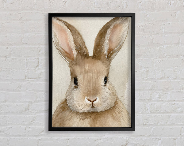 Watercolour Bunny Framed Print