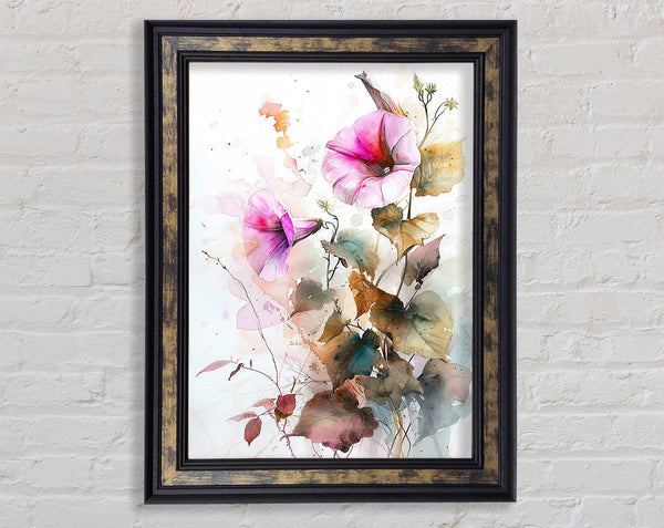 Watercolour Nature Framed Print