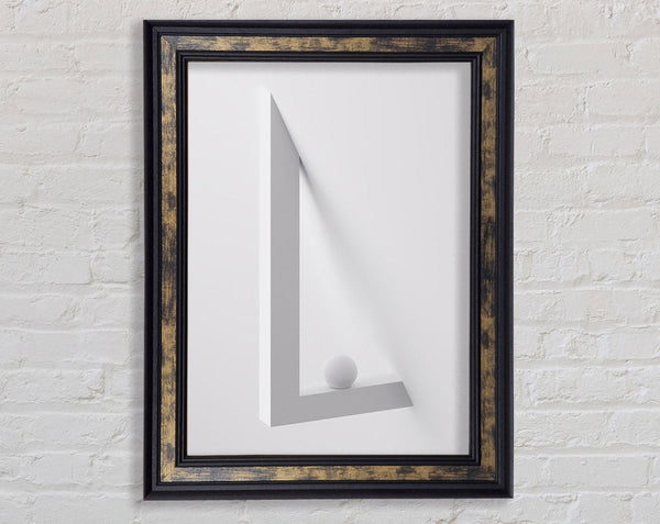 Walnut L Framed Print