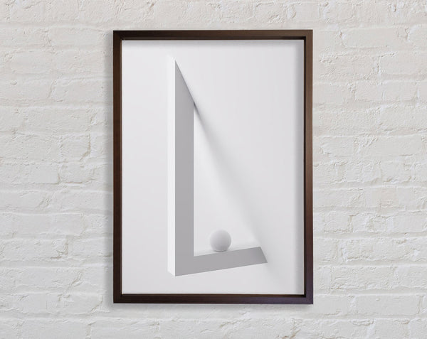Walnut L Framed Print