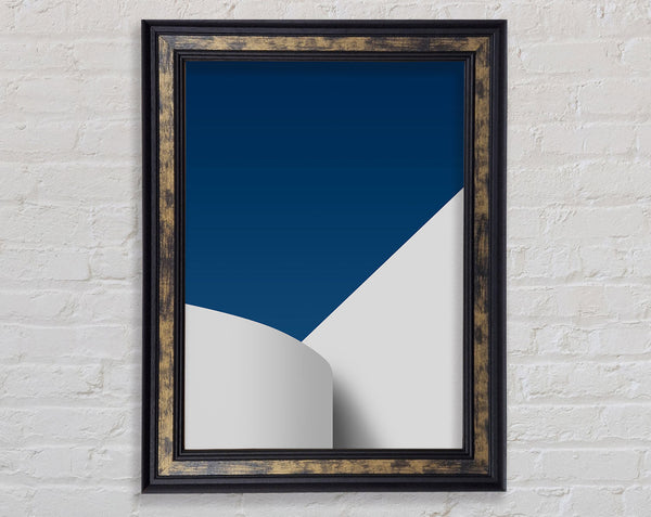 Walnut Scroll Framed Print
