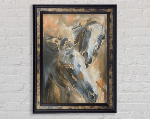 Wild Walnut Horse Framed Print