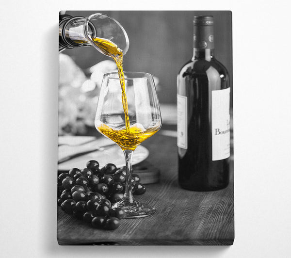  A Canvas Print of Wine Pour Canvas Print