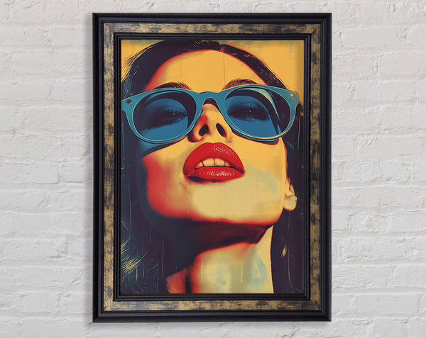 Woman Of Summer Framed Print