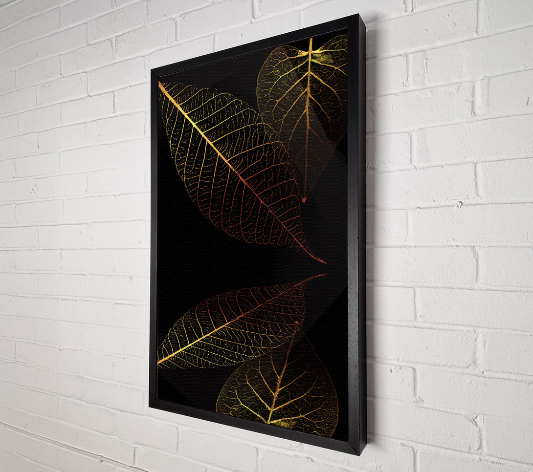  A Canvas Print of Yellow And Orange Leaves Canvas Art