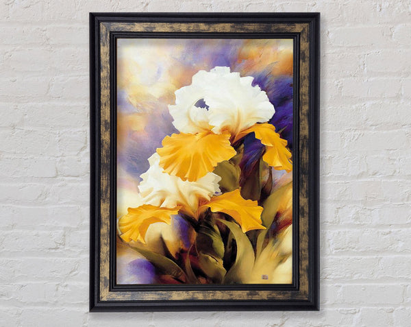 Yellow Flower Love Framed Print