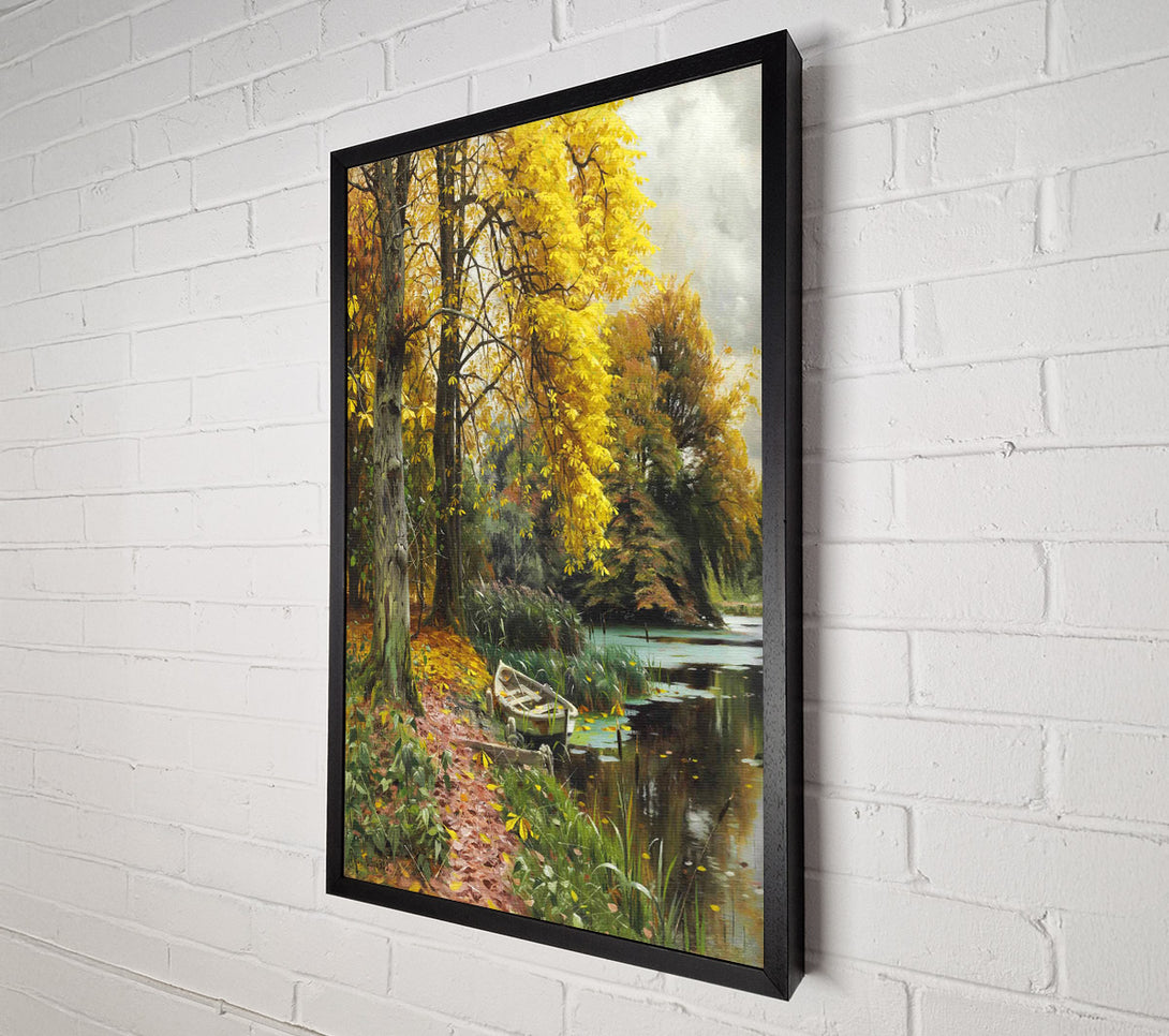  A Canvas Print of Yellow Tree Forest Canvas Wall Art