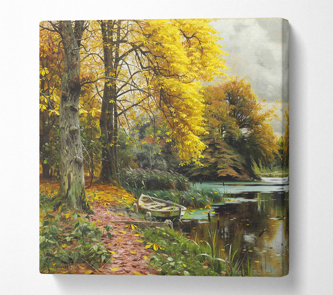  A Canvas Print of Yellow Tree Forest Canvas Wall Art
