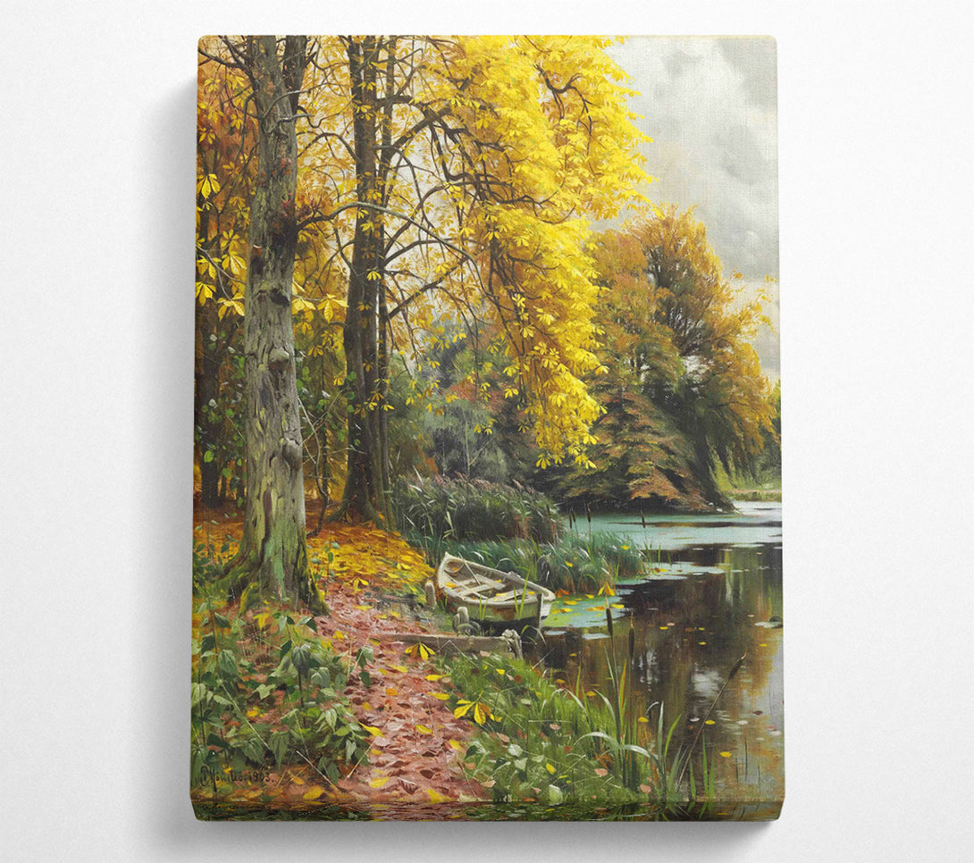  A Canvas Print of Yellow Tree Forest Canvas Wall Art