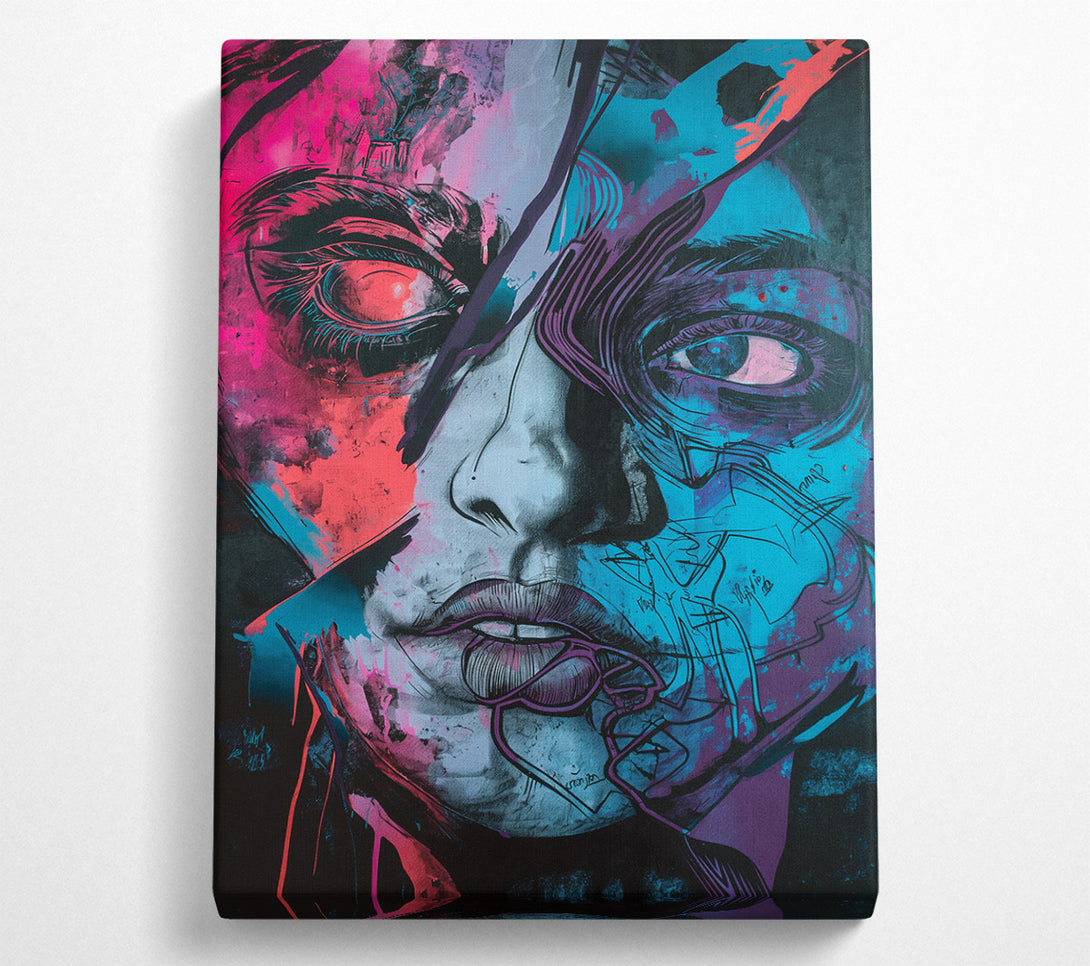  A Canvas Print of Zombie Girl Canvas Print