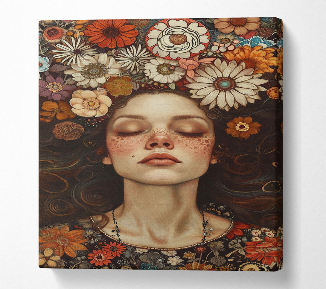  A Canvas Print of Flower Maiden Canvas Art