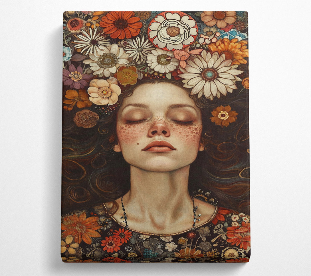  A Canvas Print of Flower Maiden Canvas Art