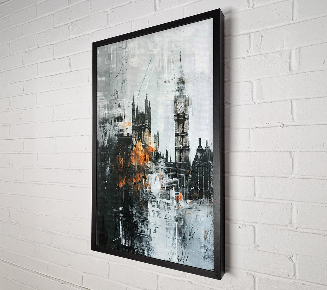  A Canvas Print of Abstract London Canvas Wall Art