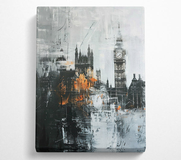  A Canvas Print of Abstract London Canvas Wall Art