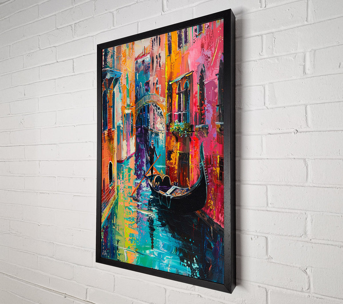  A Canvas Print of Gondola Ride In Venice Canvas Art