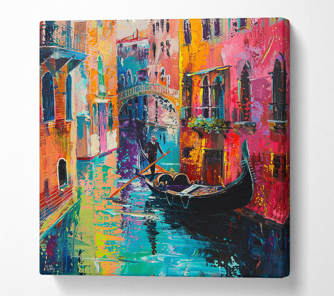  A Canvas Print of Gondola Ride In Venice Canvas Art