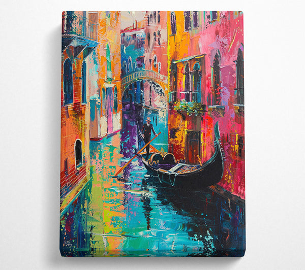  A Canvas Print of Gondola Ride In Venice Canvas Art