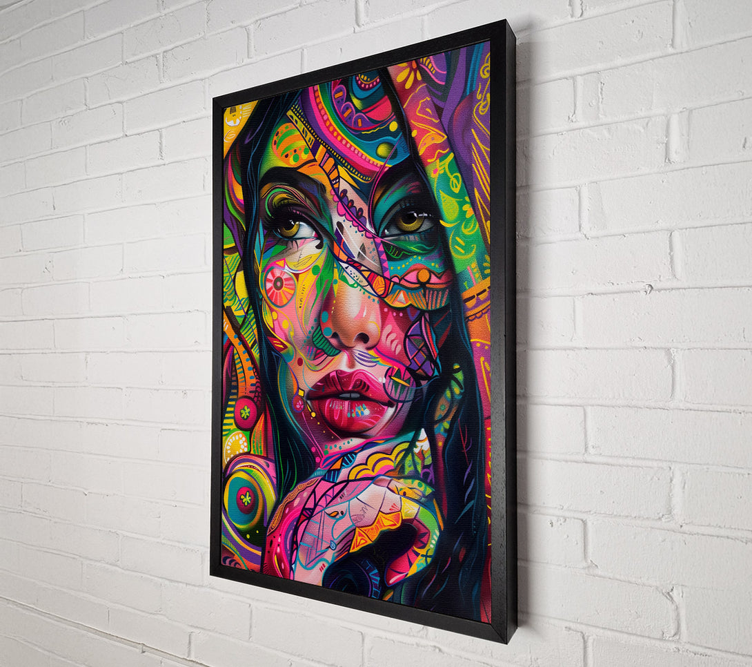  A Canvas Print of Kaleidoscope Canvas Wall Art
