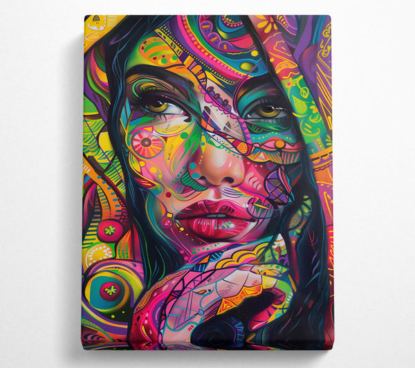  A Canvas Print of Kaleidoscope Canvas Wall Art