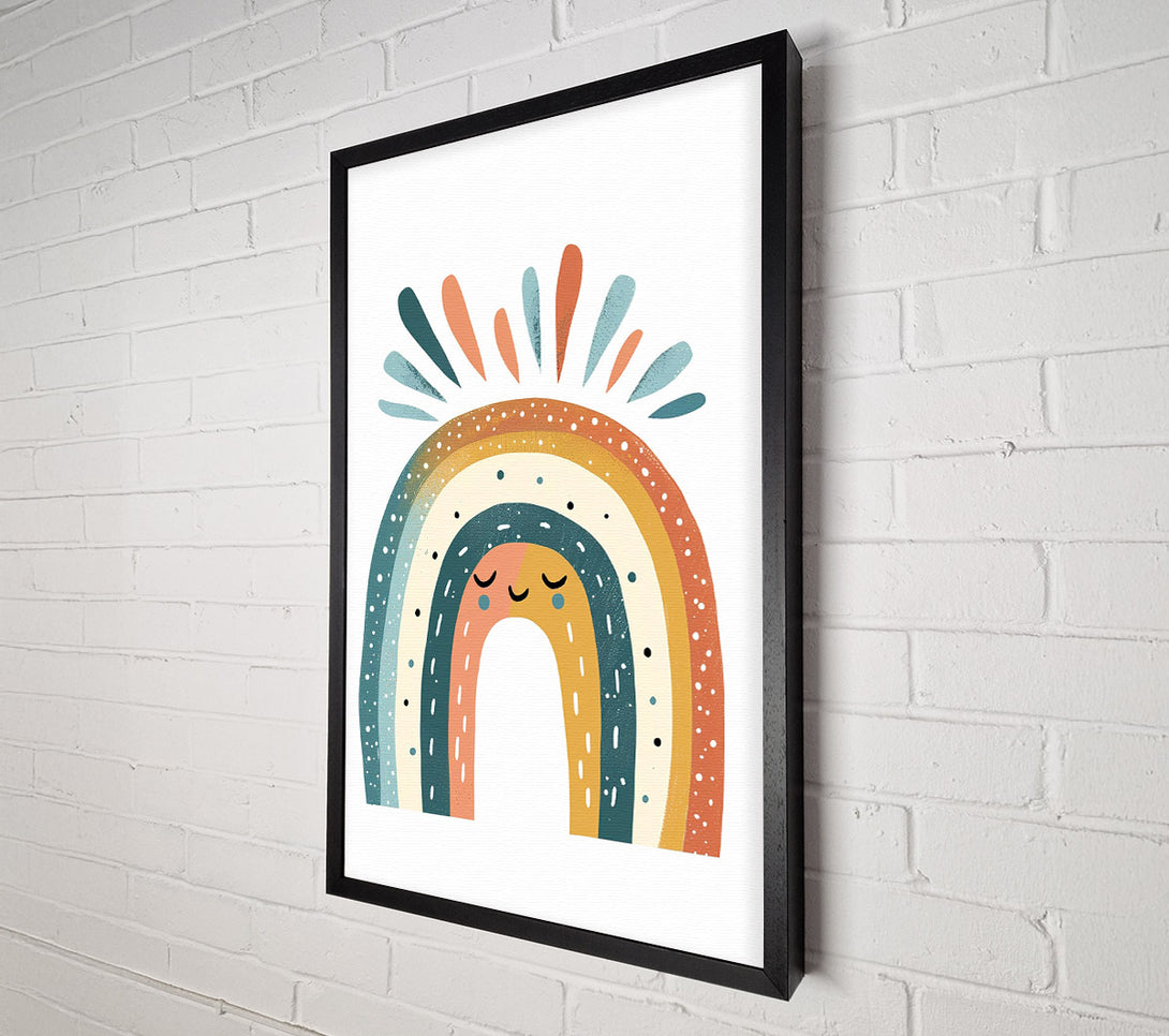 A Canvas Print of Happy Rainbow Canvas Wall Art