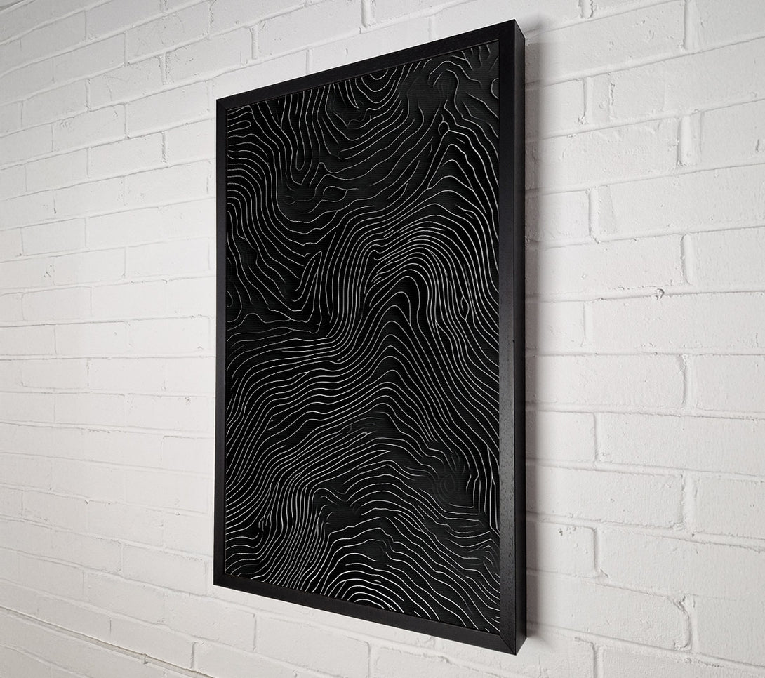  A Canvas Print of Topographic Reverie Canvas Wall Art