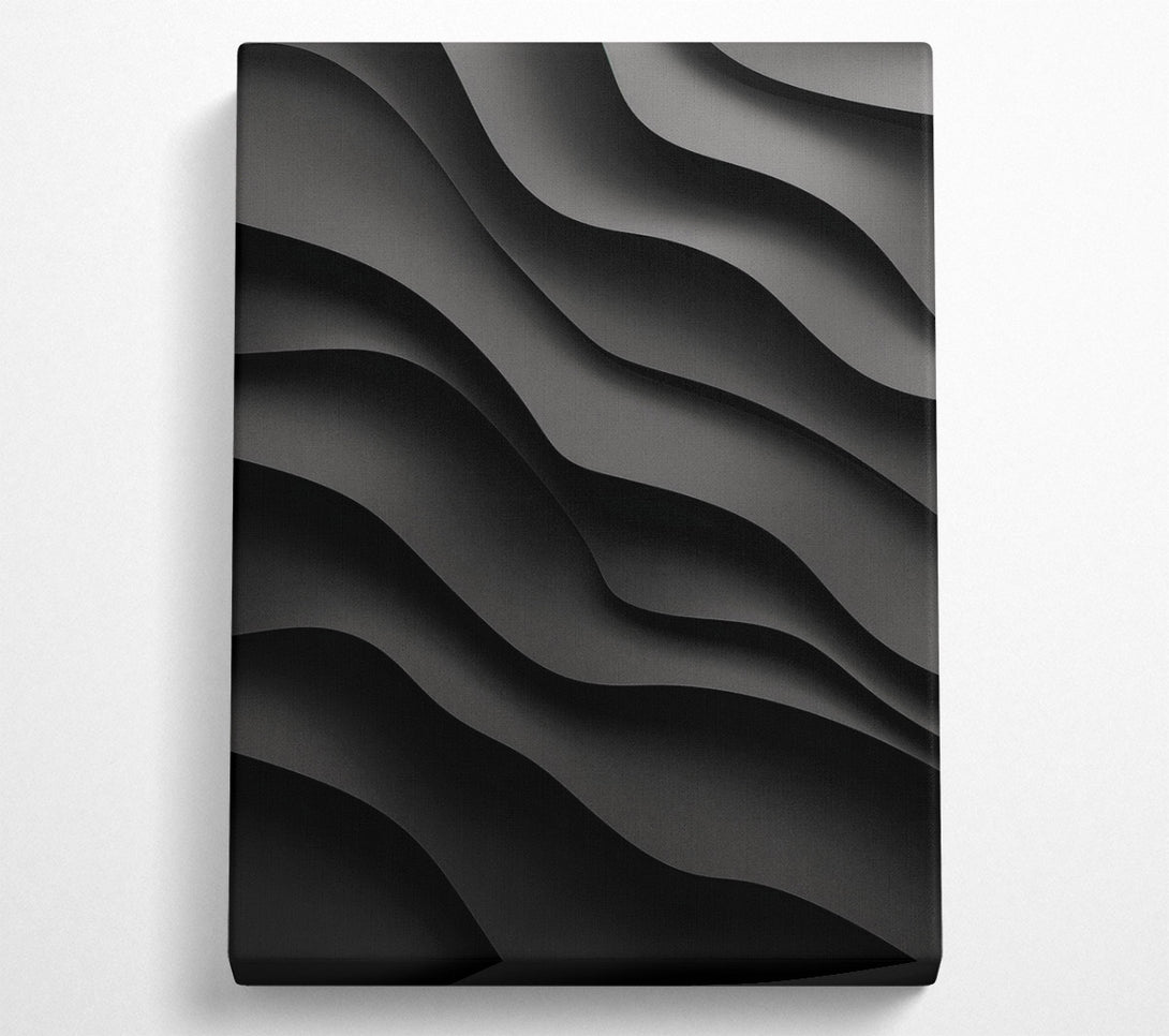  A Canvas Print of Dark Waves Canvas Print