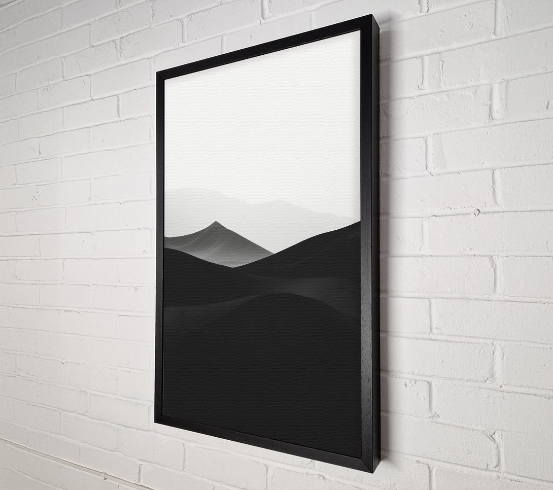  A Canvas Print of Dunes At Dusk Canvas Wall Art
