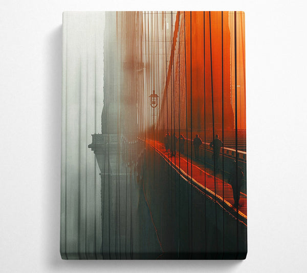  A Canvas Print of The Veiled Bridge Canvas Print