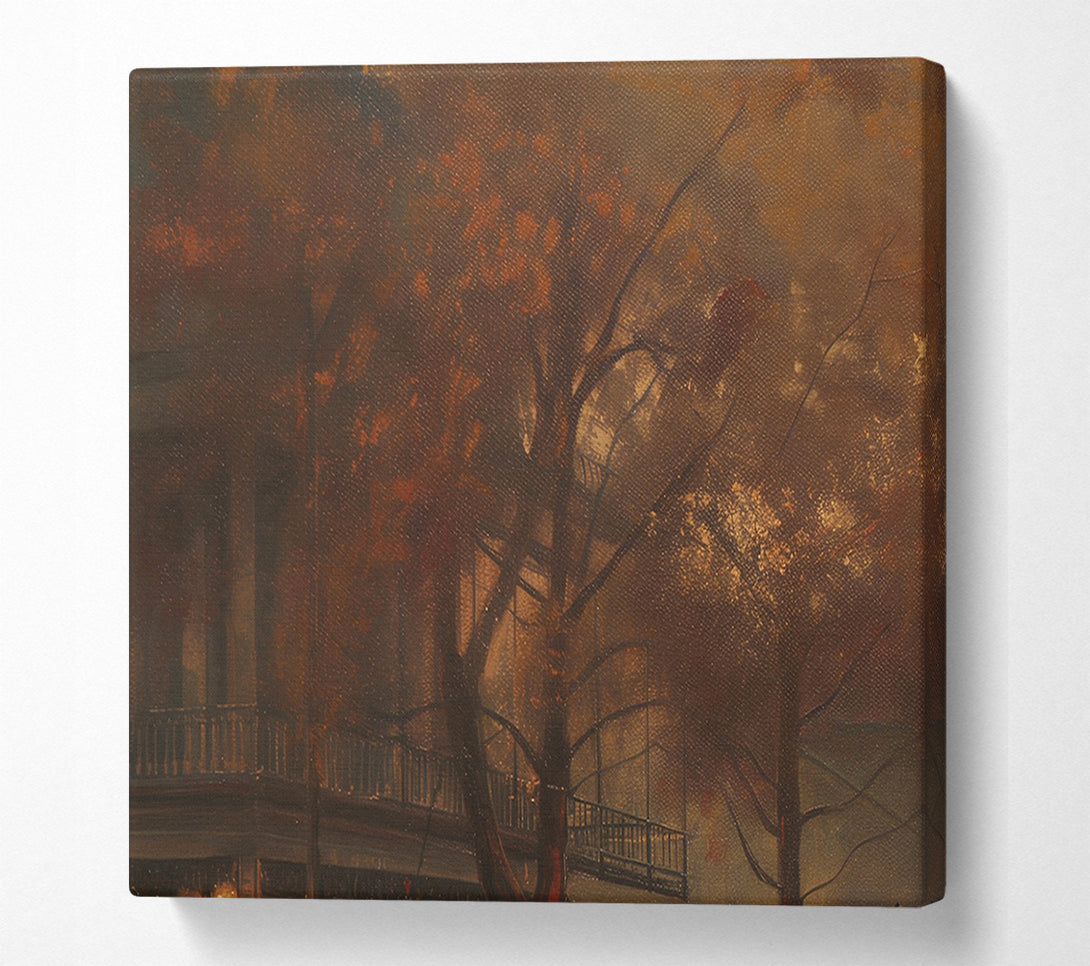  A Canvas Print of Misty Lane Canvas Art