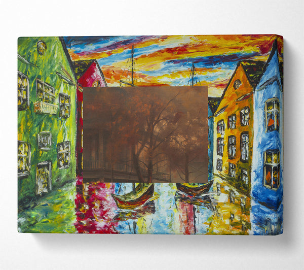  A Canvas Print of Misty Lane Canvas Art