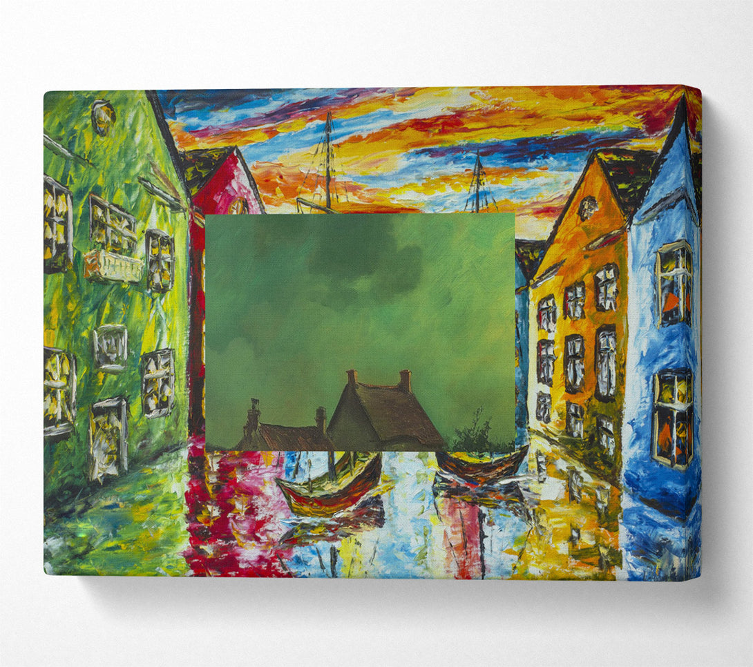 A Canvas Print of The Green Night Canvas Art