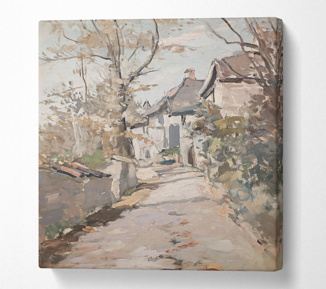  A Canvas Print of Country Lane Canvas Art
