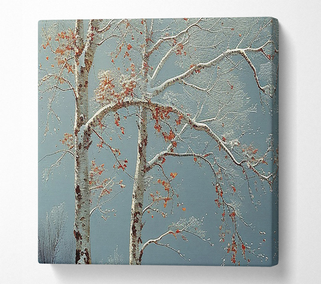  A Canvas Print of The Dance Of The Birches Canvas Print