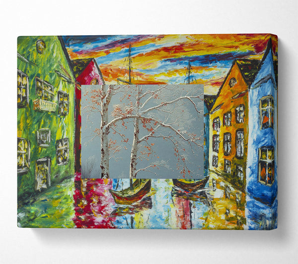  A Canvas Print of The Dance Of The Birches Canvas Print