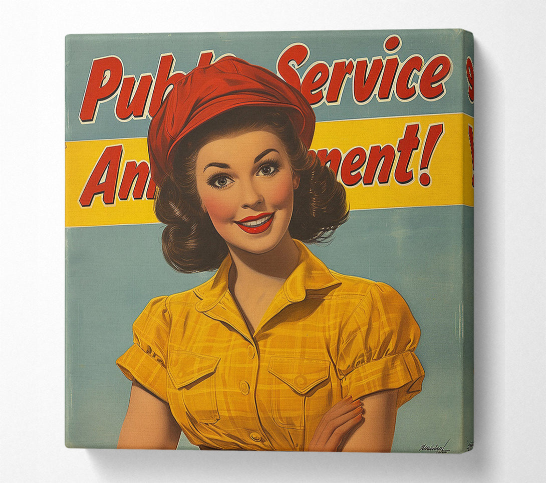  A Canvas Print of Rosie The Riveter Canvas Wall Art