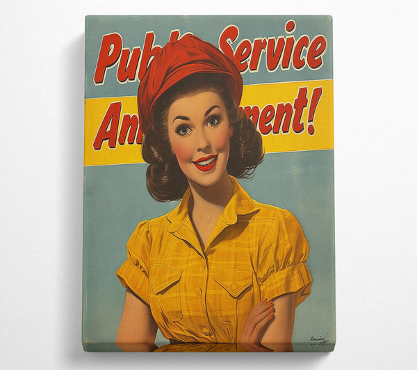  A Canvas Print of Rosie The Riveter Canvas Wall Art