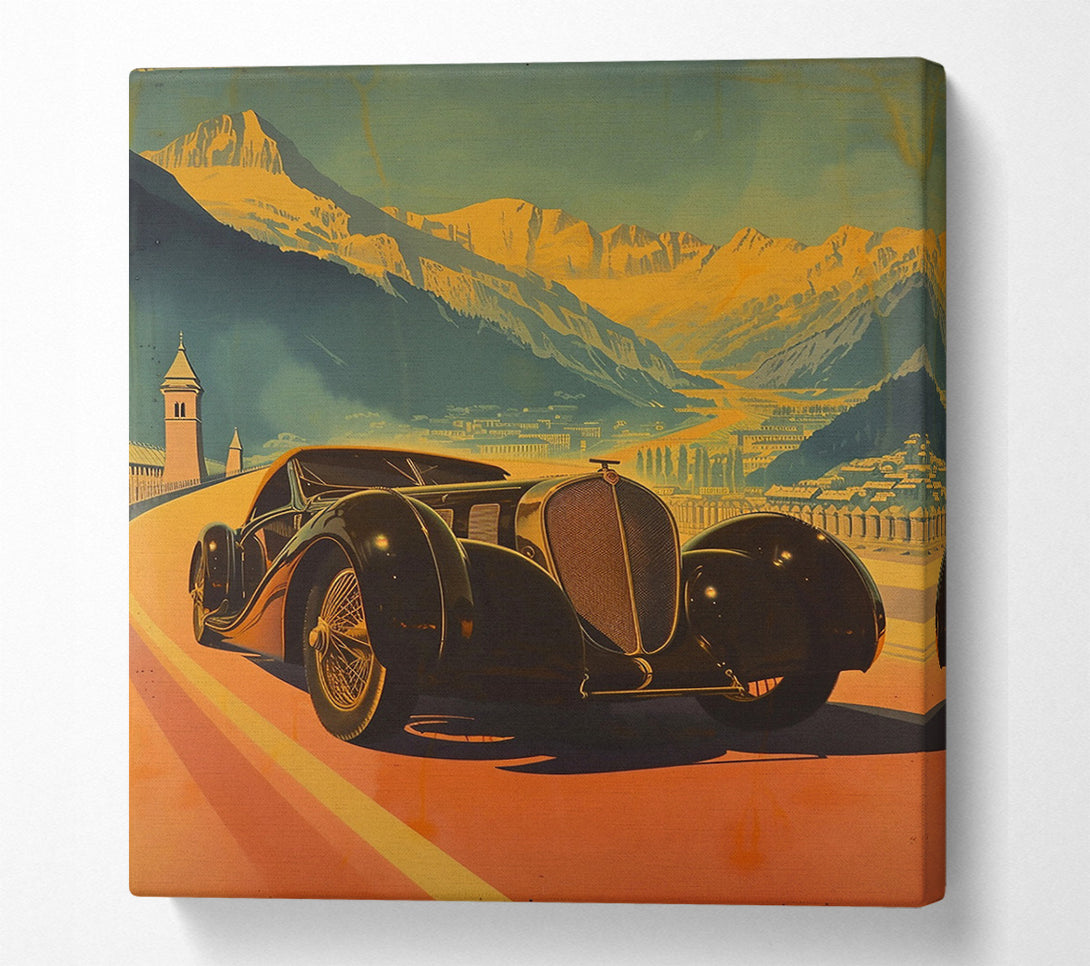  A Canvas Print of Mountain Drive Canvas Print