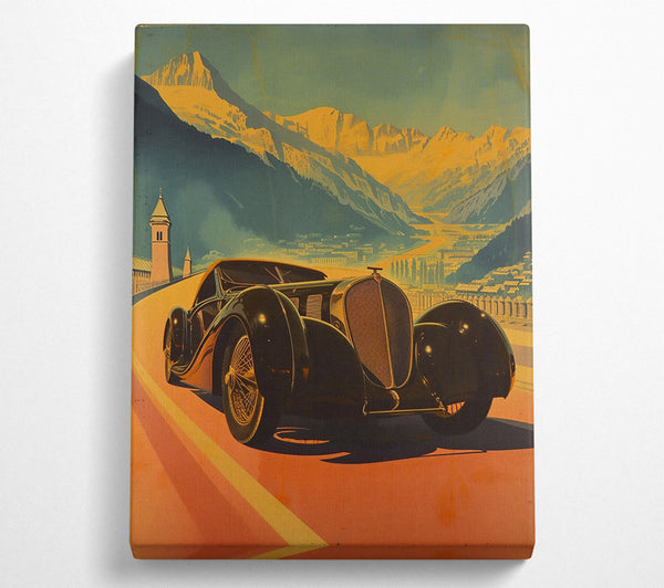  A Canvas Print of Mountain Drive Canvas Print