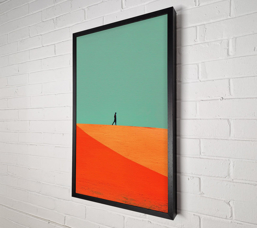  A Canvas Print of The Lonesome Traveler Canvas Art