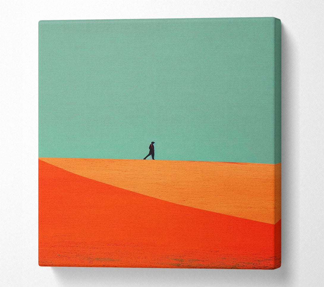  A Canvas Print of The Lonesome Traveler Canvas Art