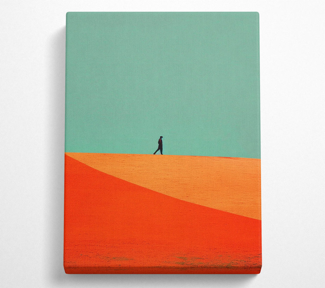  A Canvas Print of The Lonesome Traveler Canvas Art