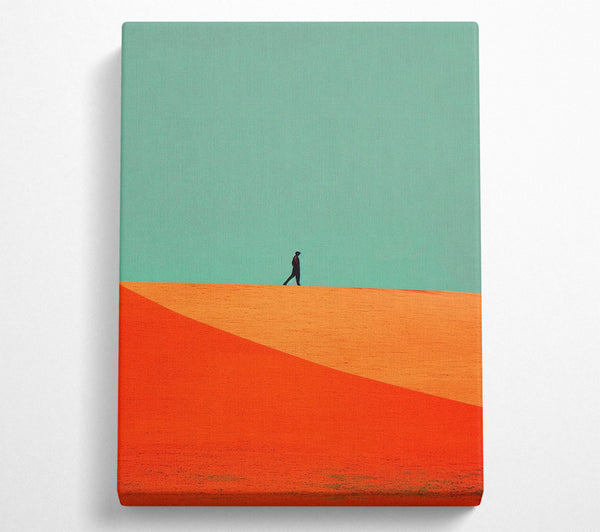 A Canvas Print of The Lonesome Traveler Canvas Art