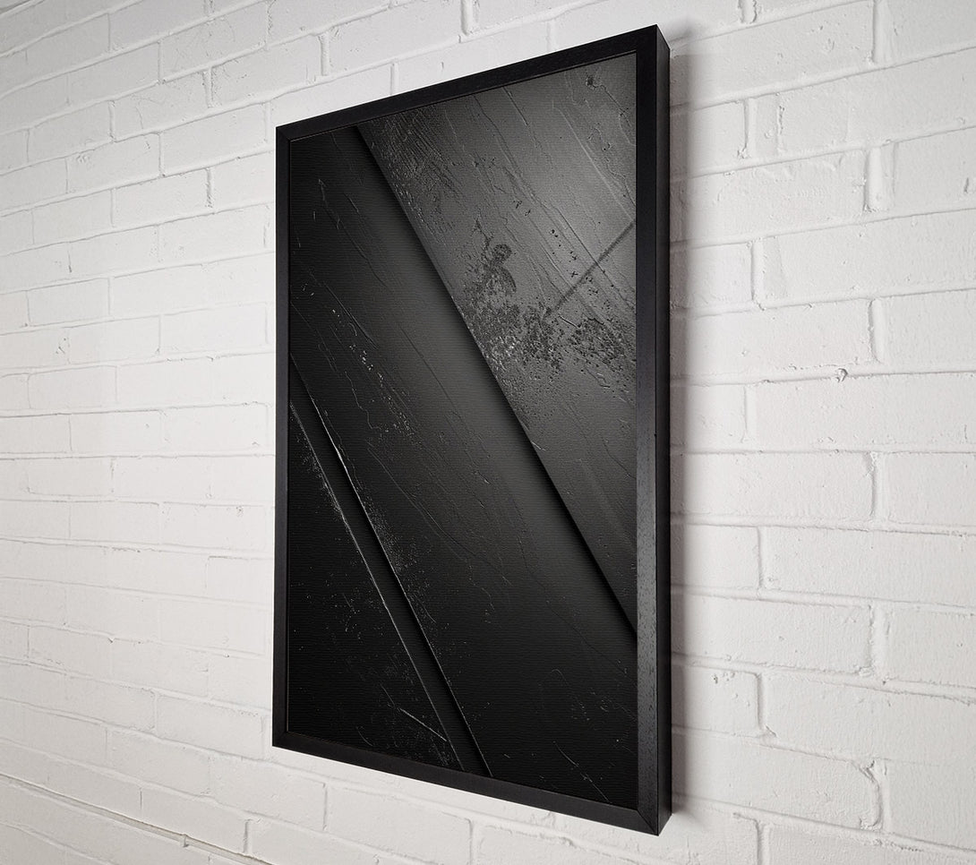  A Canvas Print of Black Ice Canvas Wall Art
