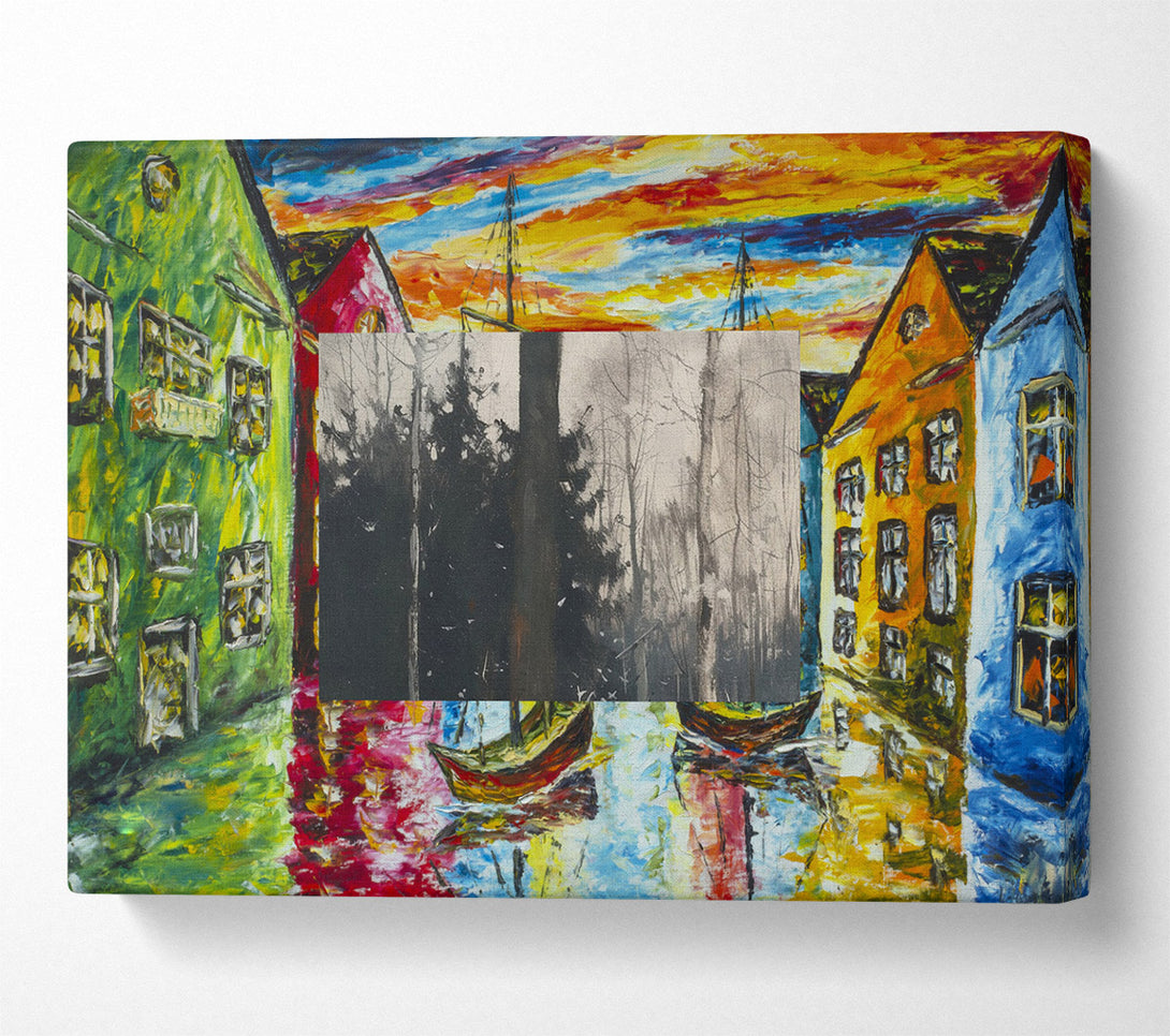  A Canvas Print of How About Winter Forest ? Canvas Print